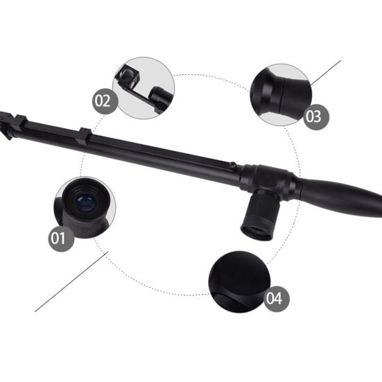 Télescope monoculaire extensible haute clarté grossissement élevé angle mort observation périscope alimentation extérieure