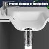 Stainless Steel Floor Drain Filter Kitchen Sink Drain Strainer Stopper Anti Clogging Hair Catcher Filters Bath Leak Proof Plug