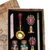 Classic Wax Seal Stamp Kit for Elegant Gift Wrapping and Crafts