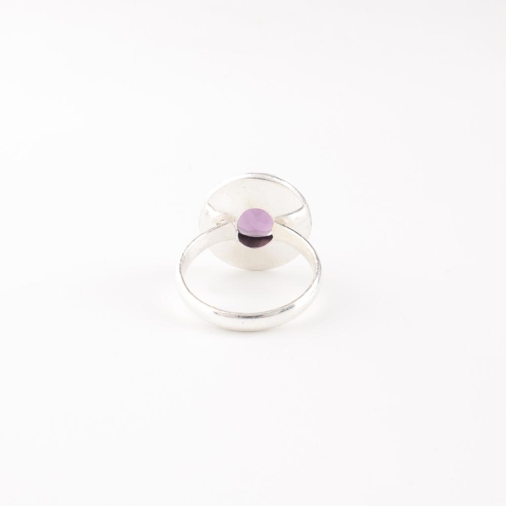 Amethyst Gemstone 925Sterling Silver Jewelry Handmade Ring For Mother's Day Gift RR-62-6