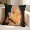 Latin Singer K-Karol G  Pillow Case Square Double-Sided Sofa Cushion Cover Bedroom Bedside Pillow