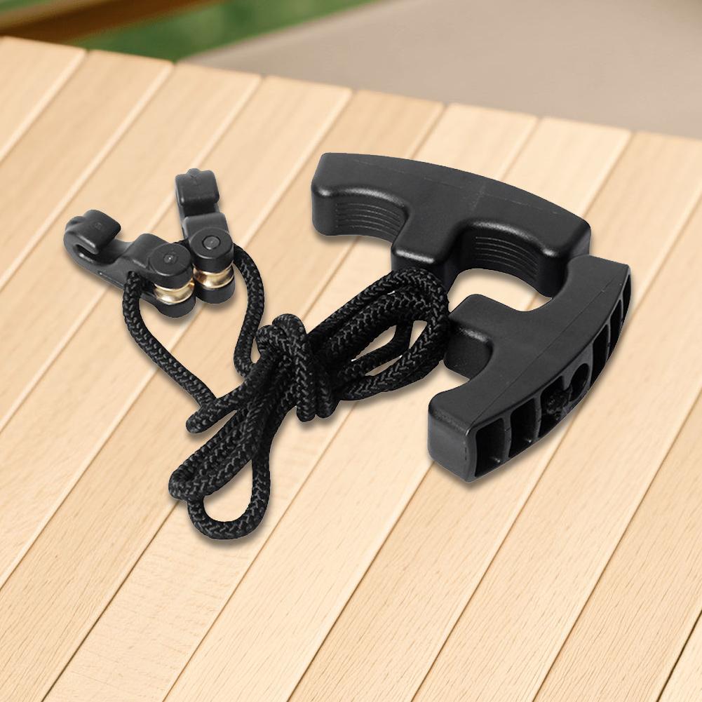 Crossbows Cocking Device Rope Cocker Heavy Duty Double Handle Strings Cocking Tool Rope Cocking Device Hunting Accessories