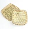 Desktop Ornament Bamboo Fruit Basket Bread Fruit Miniature Storage Baskets Creative Pastry Plate