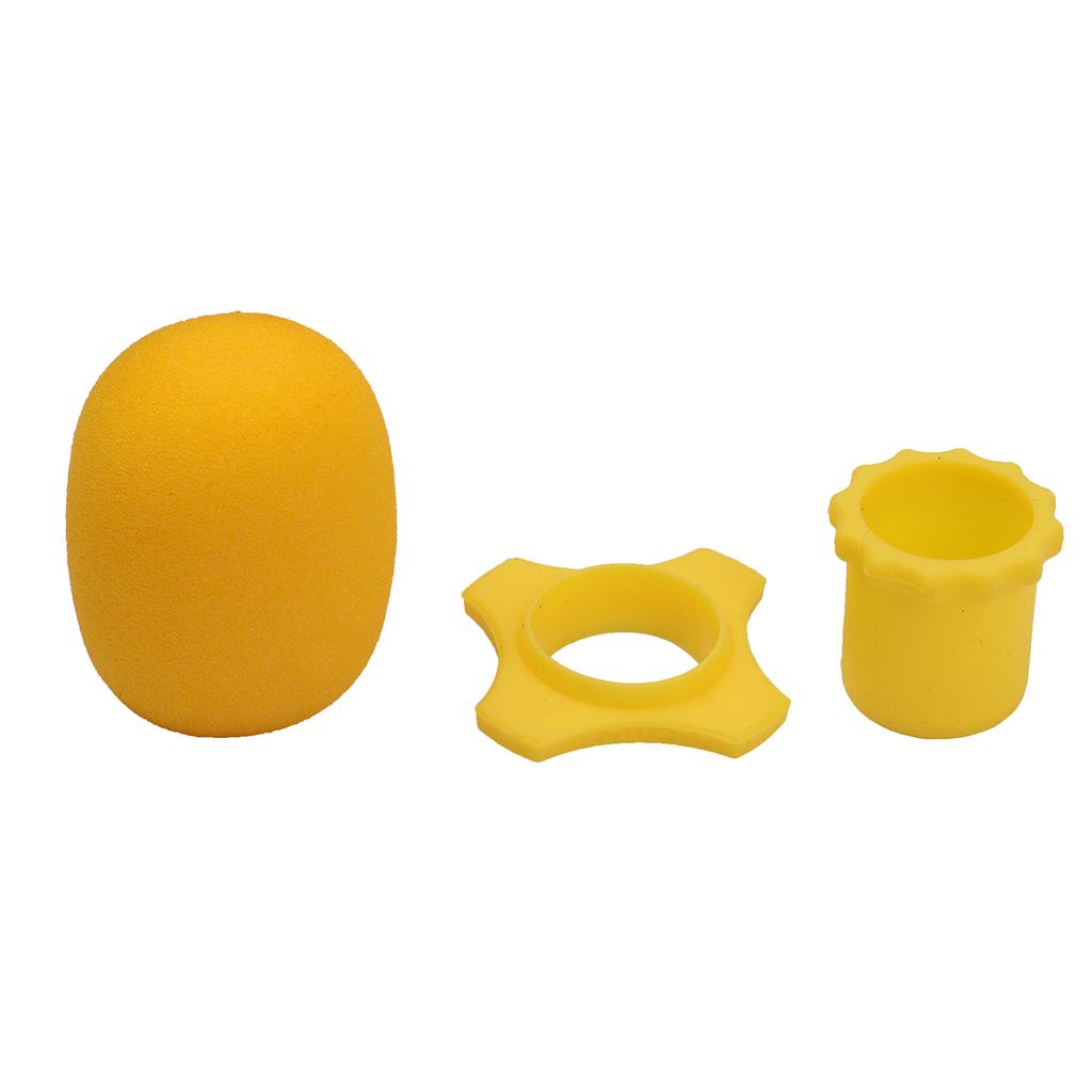 Sada příslušenství na ochranu mikrofonu s pěnovým čelním sklem a spodní tyčí se silikonovým kroužkem proti odvalování