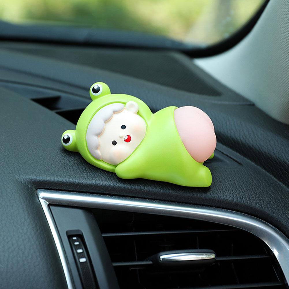Car Ornaments Cute Cartoon Doll Toys Car Desktop Decorative Supplies Christmas Gift Ornaments Car Interior Q Fart Gentleman