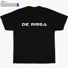 Nové De Rosa Italské Logo na Kolo Černá/Šedá/Námořnická Velikost S3XL Unisex Tričko