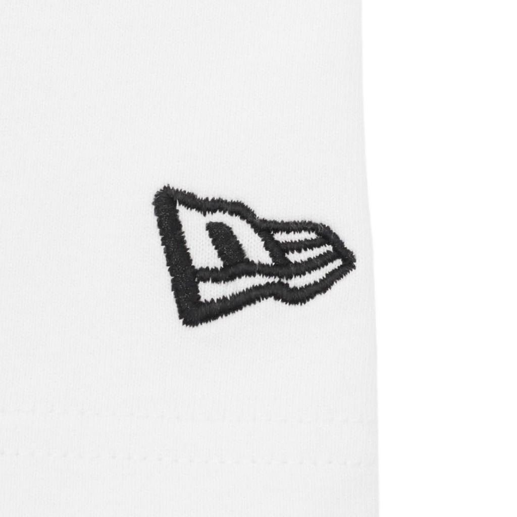 New Era Oversized White Typography T-Shirt S/S