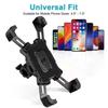 360 Rotation Motorcycle Bicycle Phone Holder Universal Mobile Navigation Bracket for Various Size Phones