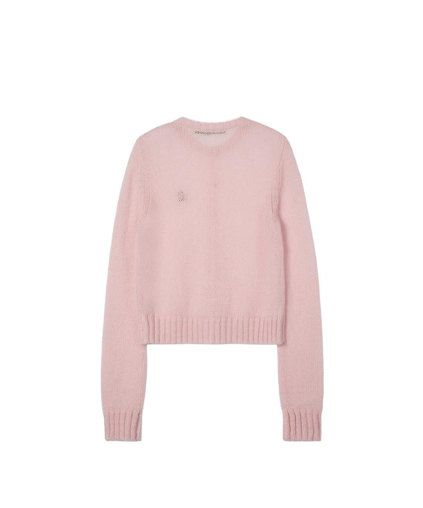 REST&RECREATION Button Hole Knit Cardigan - Pink
