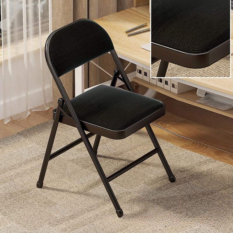 Outdoor Portable Foldable Chair Simple And Multifunctional Leisure Stool Office Training Chair With Backrest