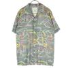 Beauty Products TomotoshiOkabe Made In Japan Route Map General Pattern Short Sleeve Open Color Shirt Men's Used