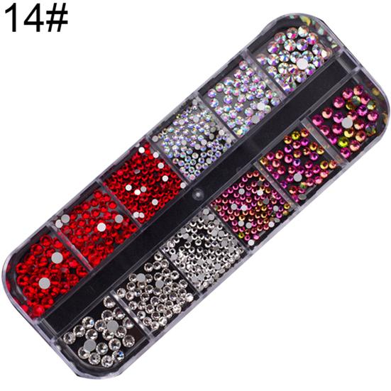 Strasuri multicolore Faux Pearl Glitter Nail Art Paiete Fulgi Decor manichiura