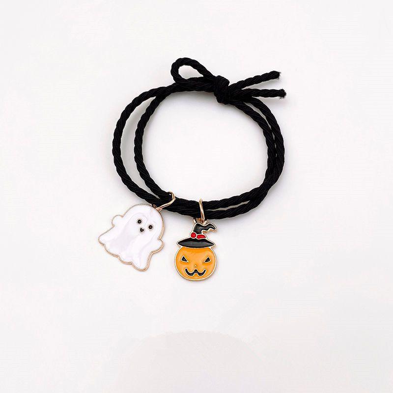 Magnetic Ghost Couple Hair Tie & Bracelet Set