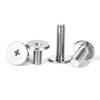 Nickel-Plated Carbon Steel Phillips Pan Head & CM Flat Head Machine Screws M2-M8