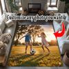 Customize Photos Customized Image Area Rug Perfect for Decorate Room Game Room Foyer Outdoor Antislip Carpet Decorate Offices Gift for Festivals