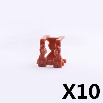 MOC Military Figures Accessories Building Blocks Helmet Night Vision Vest Knee Pads Tactical Belt Protective Mask Toys Kids J068