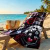 Christmas Nightmare Beach Towel Quick-Dry Soft Microfiber Comfortable Lightweight Perfect for Traveling Yoga Camping and Swimming