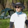Summer 15CM Large Brim Sun Hat Men Women Breathable Fishing Caps Sun UV Protection Mesh Fisherman Hat Hiking Outdoor Beach Cap