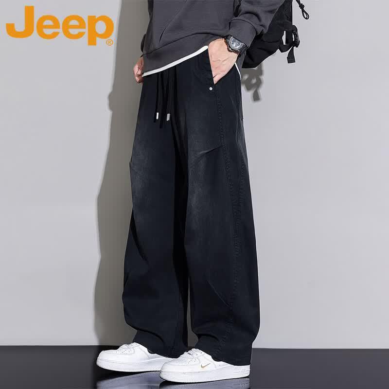 JEEP Men's Summer Casual Wide-Leg Pants