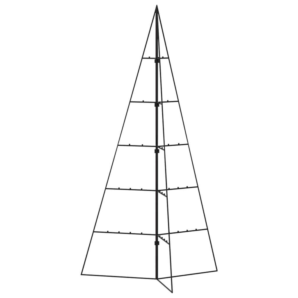 Vidaxl Metal Christmas Tree, For Decoration, Black, 100 Cm