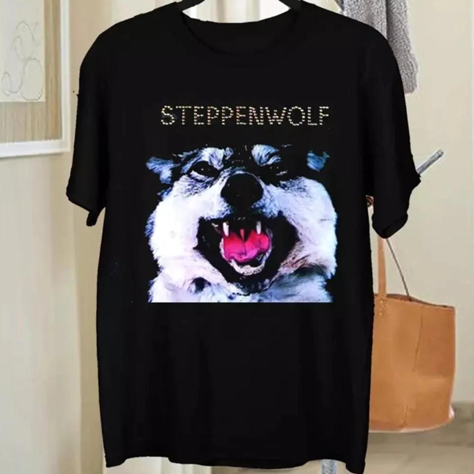 Steppenwolf black T-shirt HOT NEW Unisex All sizes Unisex T-Shirt XXXL