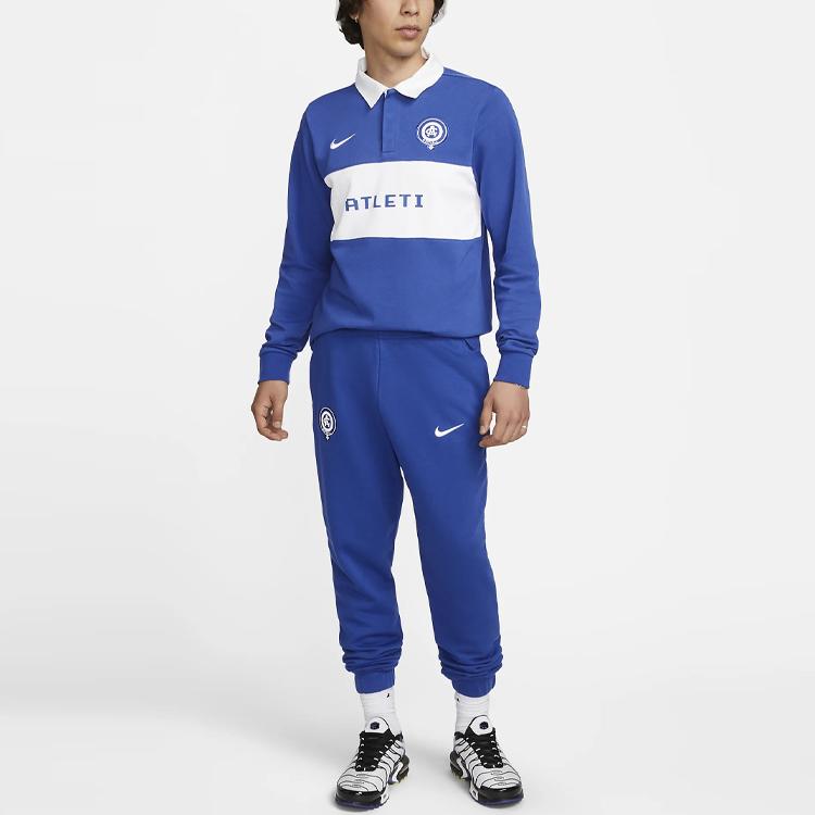 Nike Men's Atletico Madrid French Terry Soccer Sweatpants Blue DV4750-417