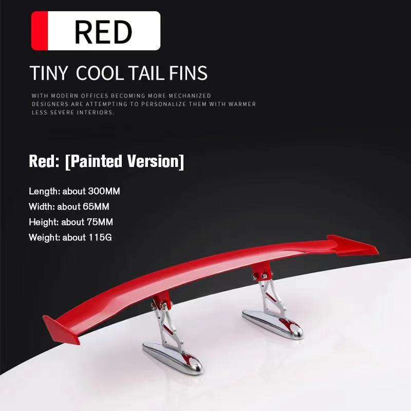 

Модное универсальное автомобильное модифицированное заднее крыло, окрашенное из углеродного волокна, задний спойлер для автомобиля, небольшой багажник, внешние детали крыльев, Стайлинг автомобиля красный