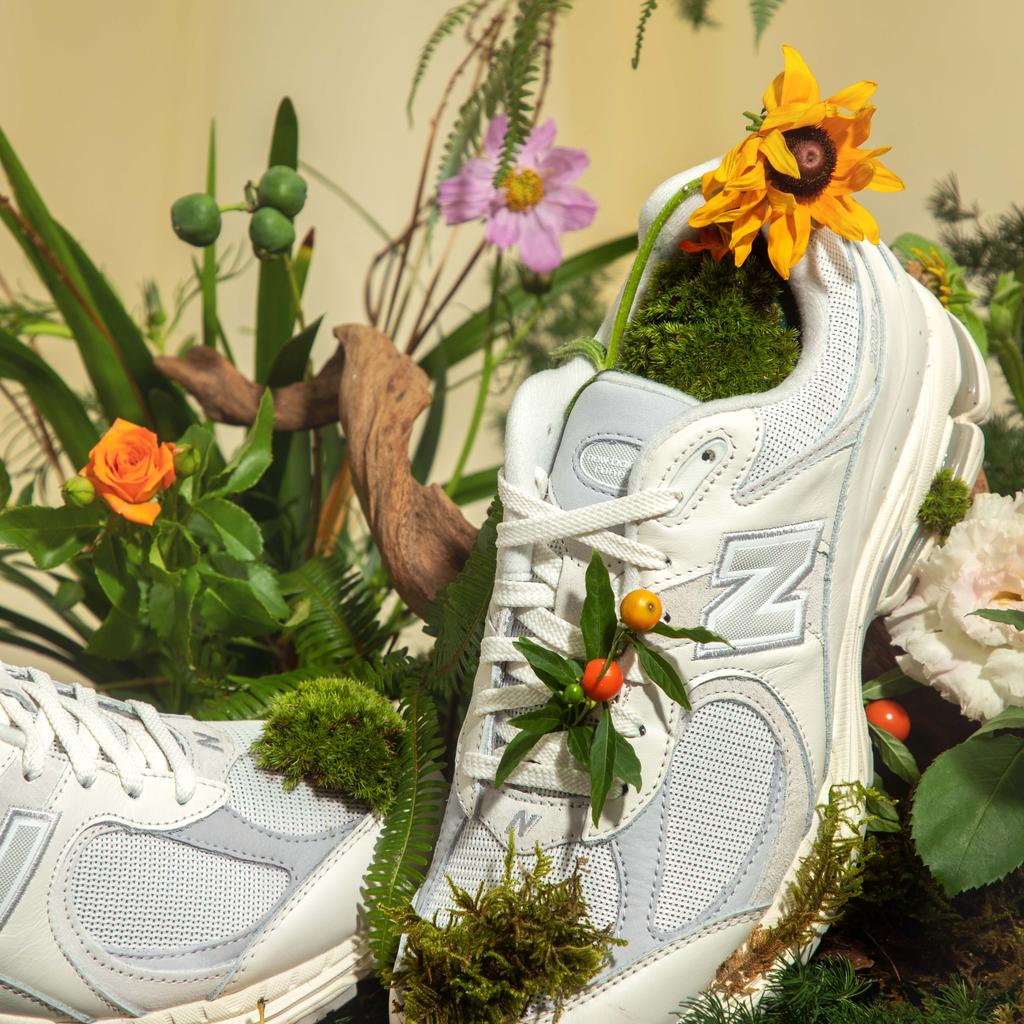 New Balance Baskets Unisexe 2002R Sel Marin Blanc Raw-Cashew M2002RWP