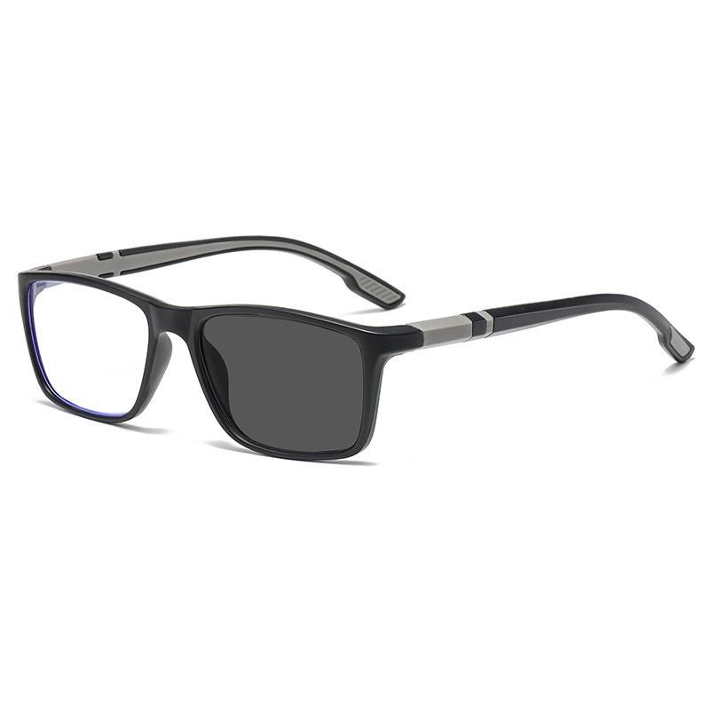 

0~+400 Reading Glasses Square Photochromic Anti Radiation Glasses for Women Men Anti Blue Light Eyeglasses 2