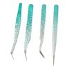 Nail Tweezers Lightweight Versatile Fine Point Stainless Steel Comfortable Grip Nail Art Tweezers