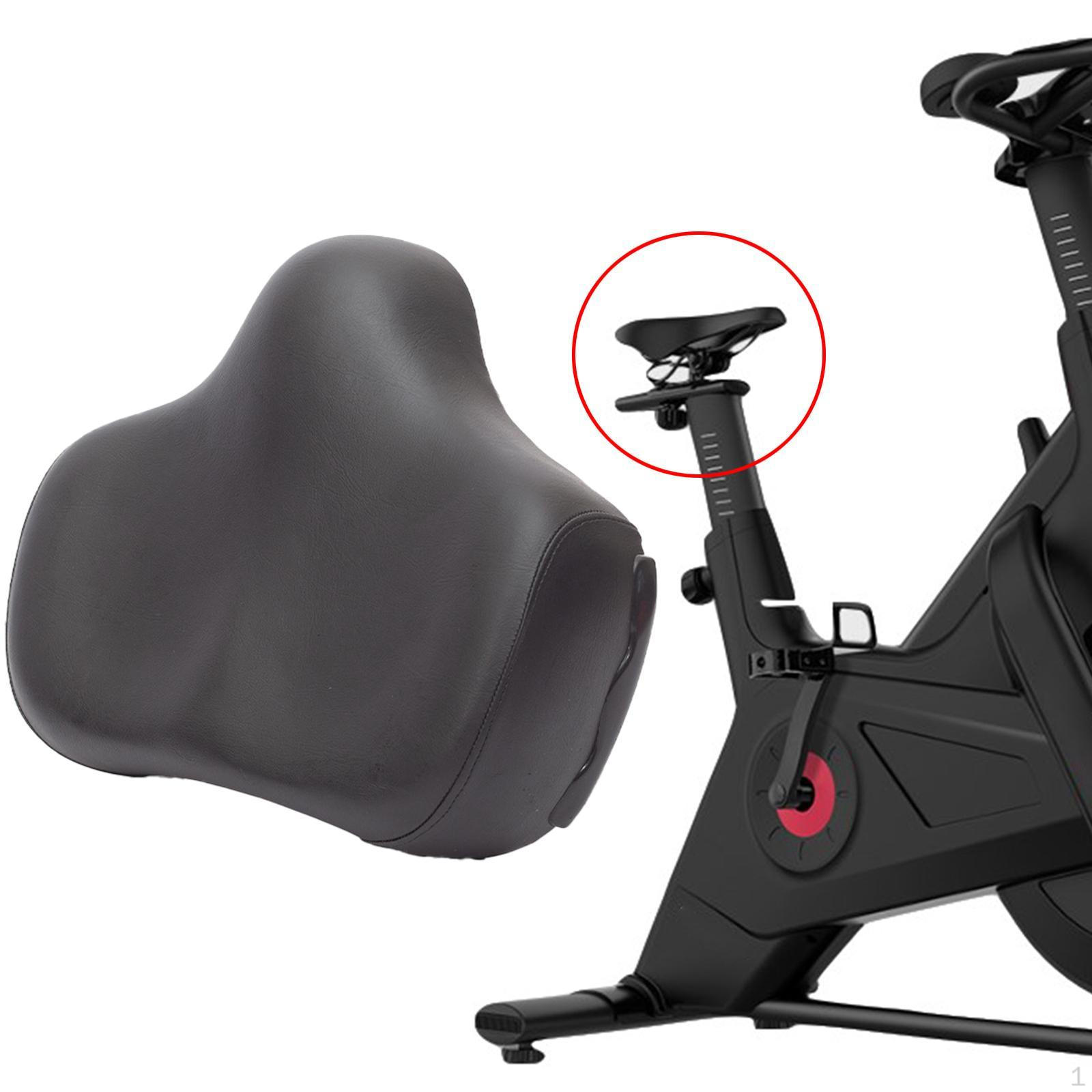 

Bike Seat Cushion Saddle Comfort Thicken Easy to Install Shock Absorption Universal чорний