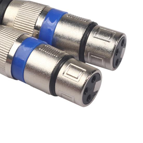 Professional 1.5m Dual RCA Male To Dual XLR Female Audio Signal Patch Cable Adapter for Microphone Mixer Headphone Amplifier