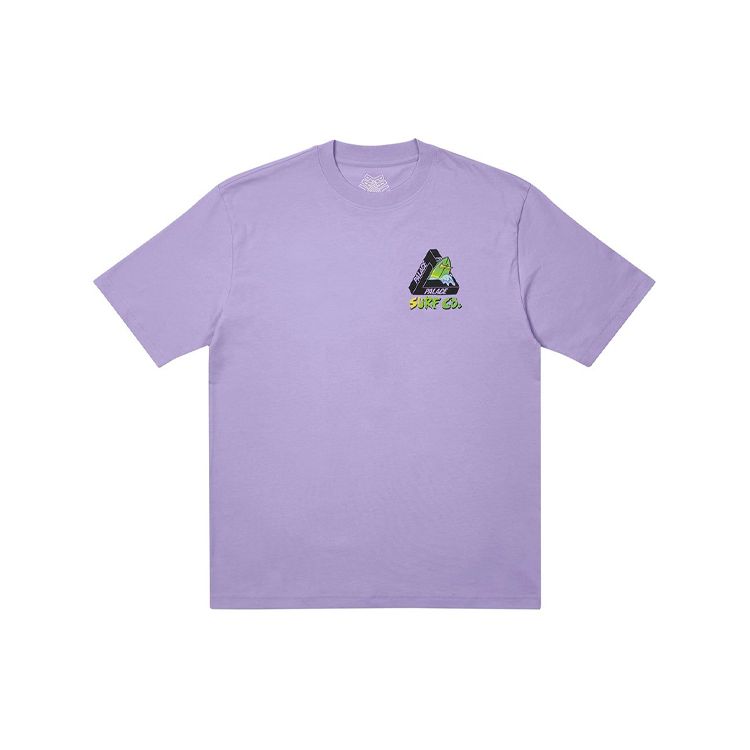Palace Ss22 Tri-Surf Co T-Shirt Unisex T-Shirts Violet P22TS157