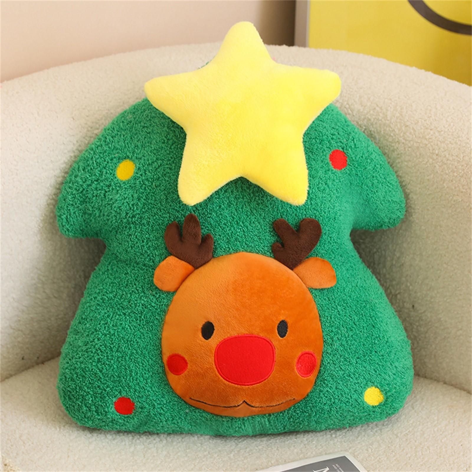 Подушка для рождественской елки, плюшевая игрушка, кукла PineTree, кукла Санта-Клауса, рождественские украшения One Size