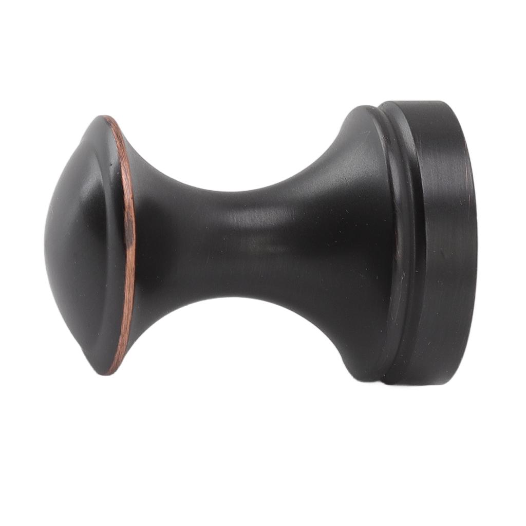 Robe Hook Simple Beautiful Copper Single Wall Hooks Clothes Hook for Bathrooms Barber Stores Black