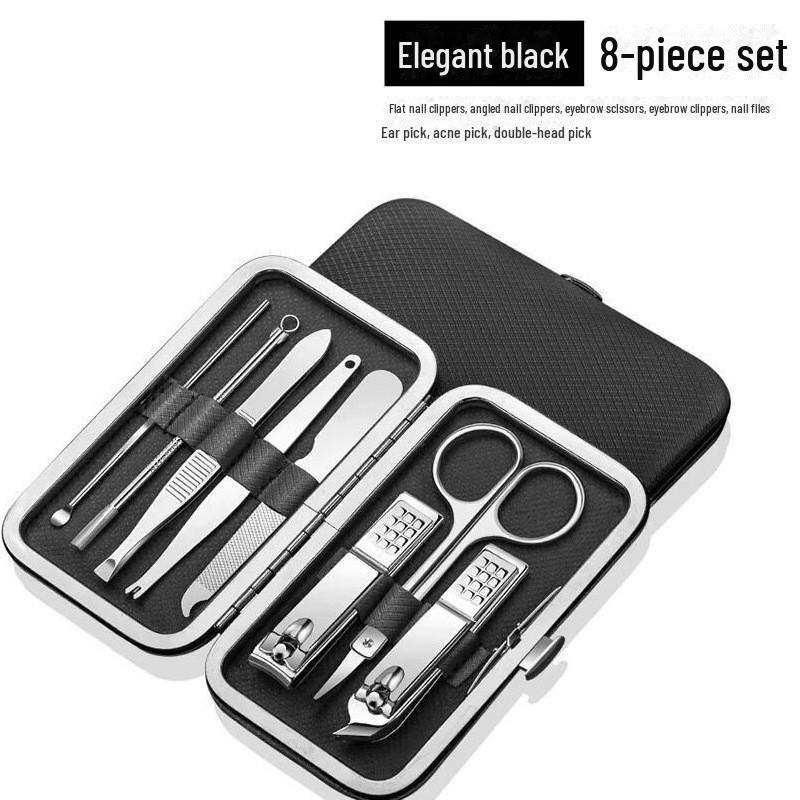 

Набор из 19 педикюрных кусачек для ногтей, ножниц для ногтей на ногах и косых ножниц