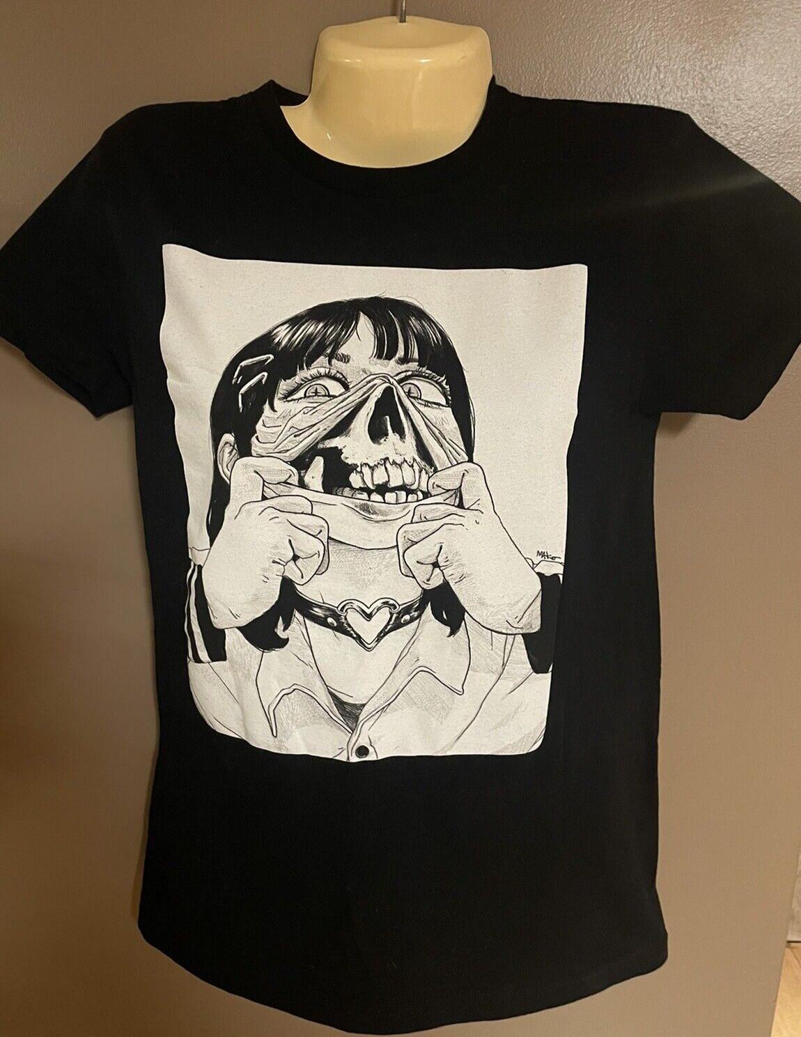Men s Mako Vice Skull Face T-shirt Size S S разноцветный