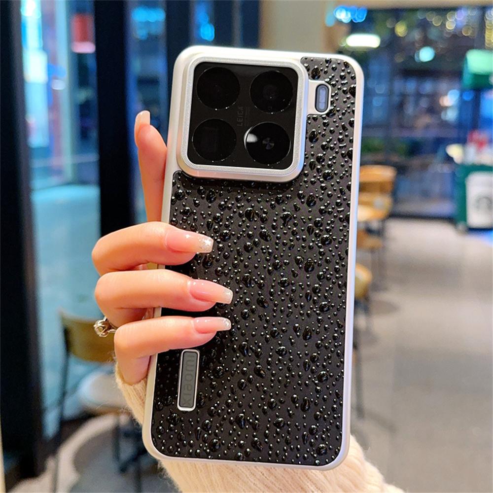 For Xiaomi 15 Pro Case Creative Raindrop Phone Back Cover