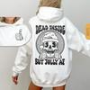 Vintage Christmas Skull Print Women's Hooded Sweatshirt - Trendy Autumn/Winter Fashion