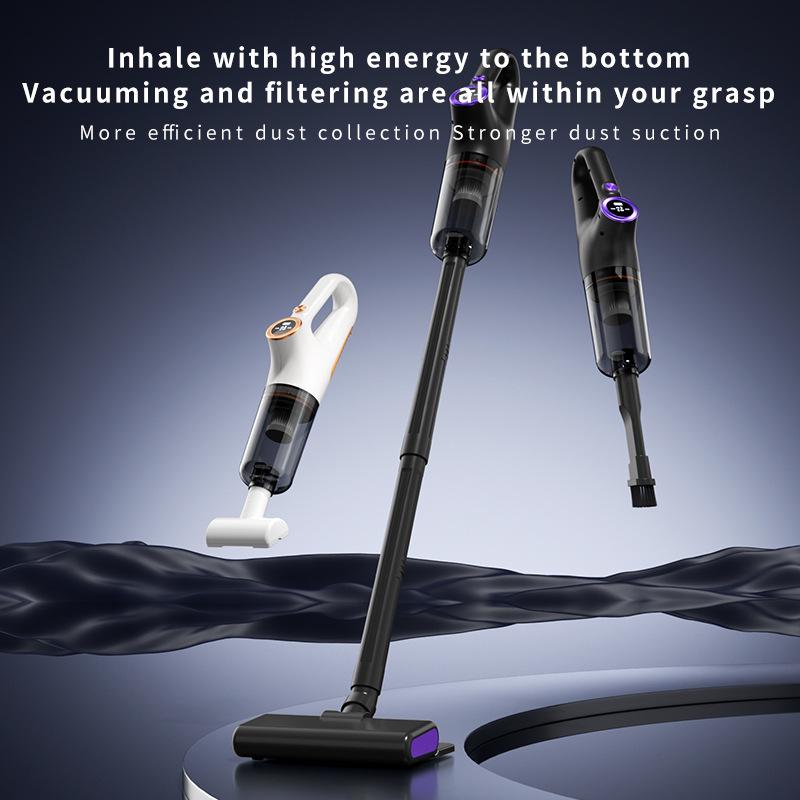 2-in-1 Rechargeable Handheld Vacuum & Mop - High Suction, Wireless, Ideal for Cat Hair and Home Use