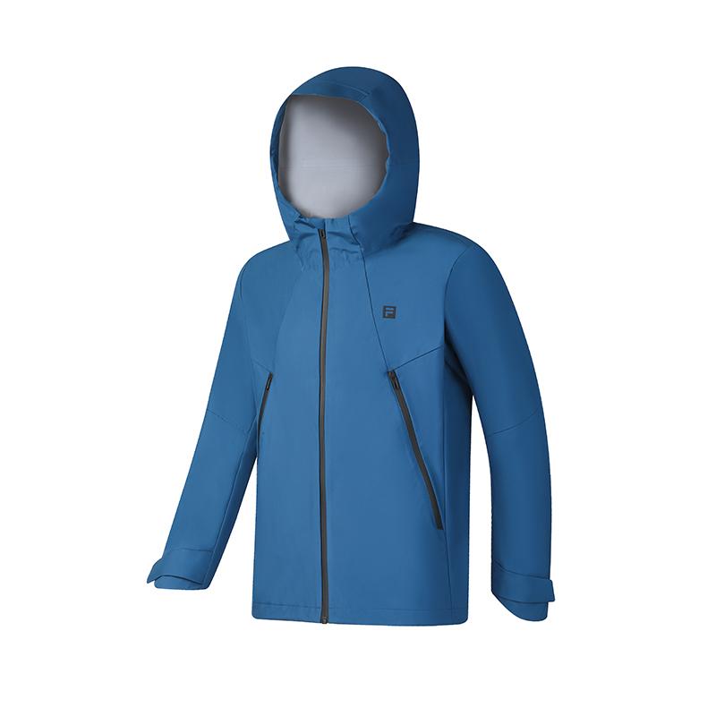 FILA Fashionable Versatile Casual Hooded Woven Jacket Men Jackets Ice-Mist-Blue A11M511719FBU