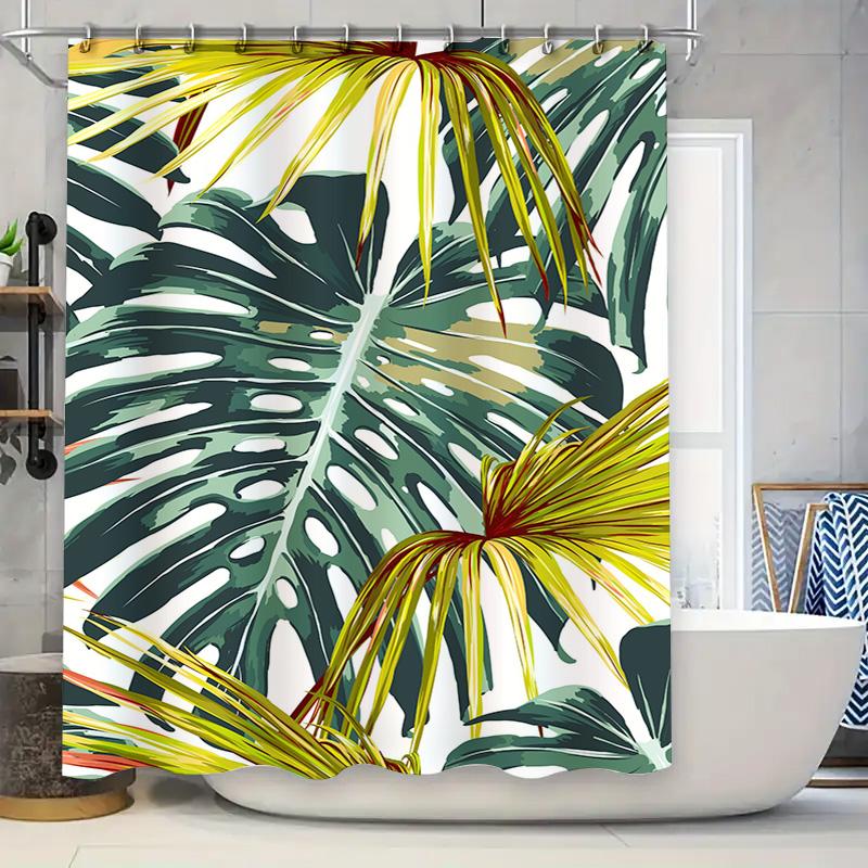 

Fancy Paisley Shower Curtain Dark Floral Print With Golden Accents For Bathroom Decor In Purple And Green Colors (Size: 72X84) W60H190(CM)-1 Pcs