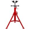 Pipe Jack Stand, Model V-Head 1107A Head High Folding Pipe Stand, Steel Jack Stands, 2 Ton Capacity Pipe Stand, 28-inch To 51.5-inch Pipe Jack Stand