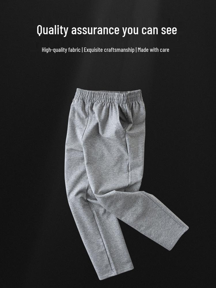 Navy Blue Plus Size Boys' School Uniform Pants - Extra Large