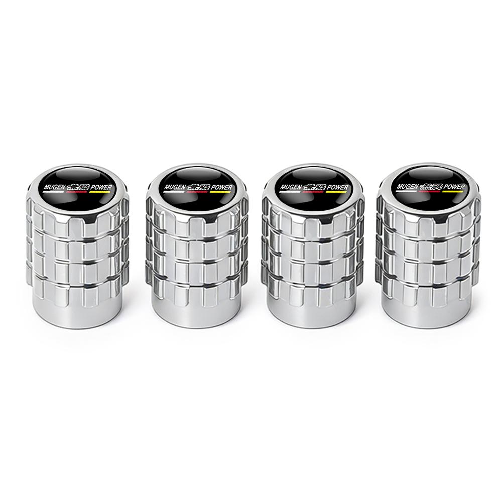 4Pcs Car Wheel Tire Valve Cap Stem Cover Auto Accessories For Honda Civic FIT Accord Prelude CRV 5th City CRZ CRX Jazz HRV Pilot