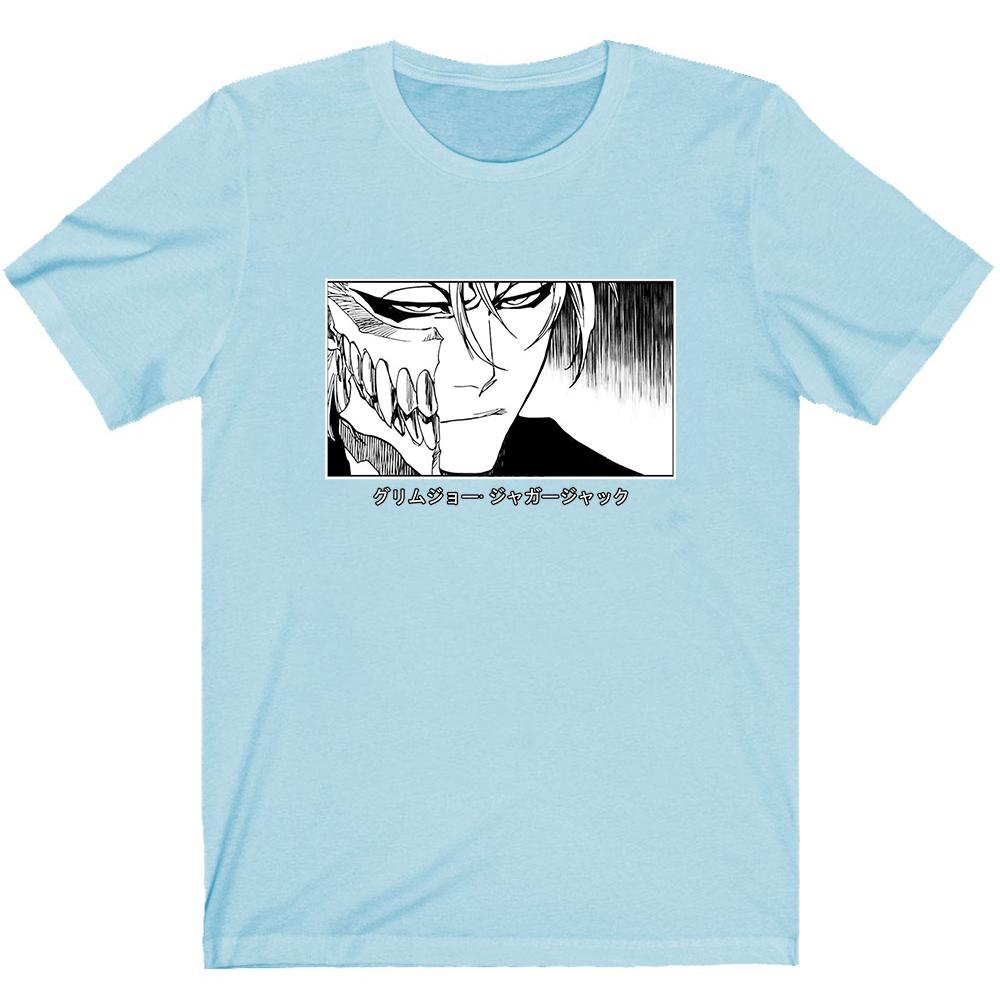 Grimmjow Jaegerjaques Tričko s grafickým potiskem Bleach Anime Tričko Pánské Dámské Bavlněné Trička s krátkým rukávem Harajuku Unisex Tričko
