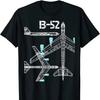 US Air Force B-52 Stratofortress Strategic Bomber T Shirt. Short Sleeve 100% Cotton Casual T-shirts Loose Top Size S-3XL - Me...