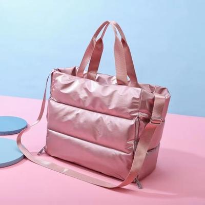 Trendy New Portable Fitness Bag Winter Women's Version Leisure Sports Oblique Span Yoga Bag Dry and Wet Separation Swimming Bag