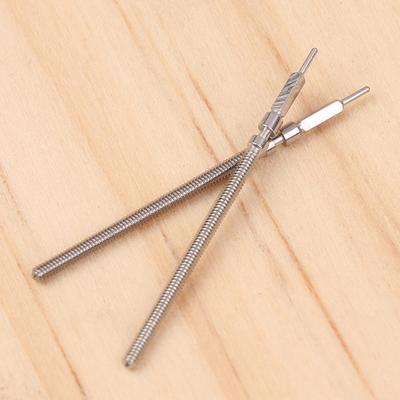 2Pcs Steel Crown Parts Crown Watch Steel Stem Kit Fit Eta 6497 6498 St3600/3601 Movement Stem Watch Accessories