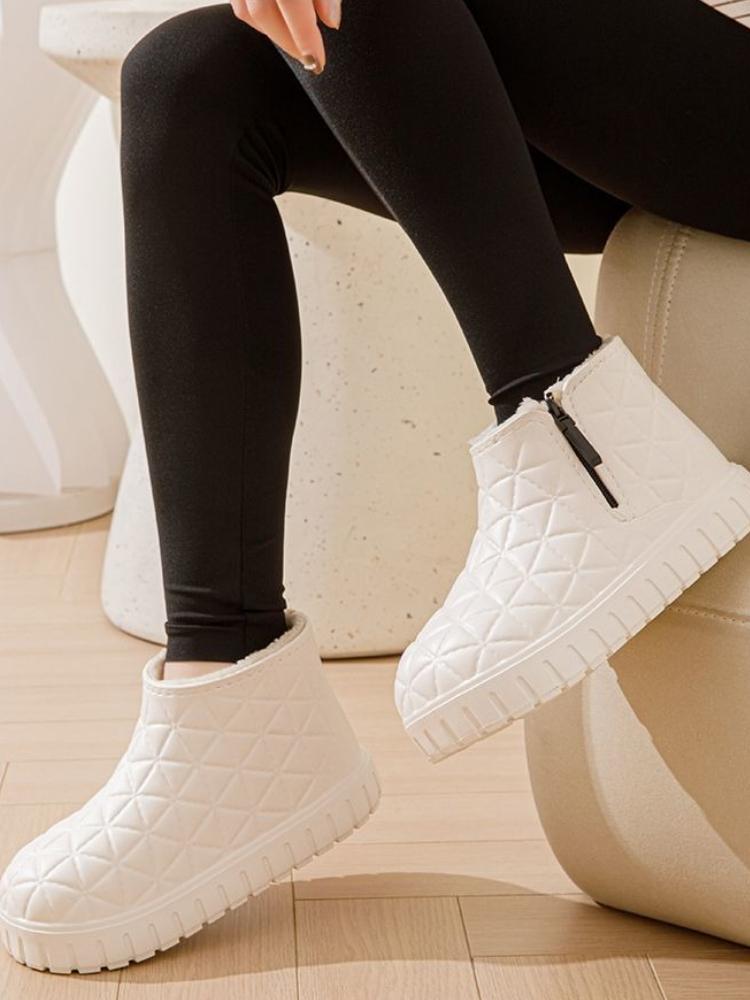 Winter Waterproof Plush Platform Ladies Shoes Warm Non Slip High Quality Ankle Goth 2025 Novelty Y2k Hot Sale Women's Snow Boots